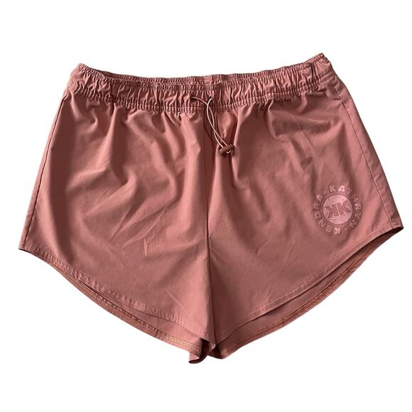 Gymshark Kendra Kathryn Earth Orange Athletic Running Shorts Size Medium - Picture 1 of 8